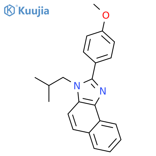 3H-Naphth[1,2-d]imidazole, 2-(4-methoxyphenyl)-3-(2-methylpropyl)- structure