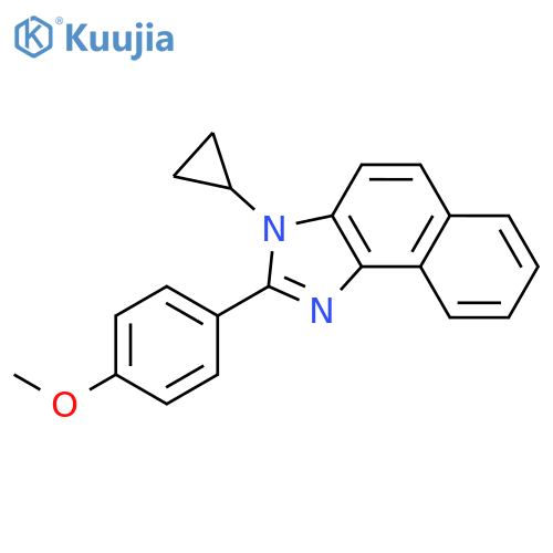 3H-Naphth[1,2-d]imidazole, 3-cyclopropyl-2-(4-methoxyphenyl)- structure