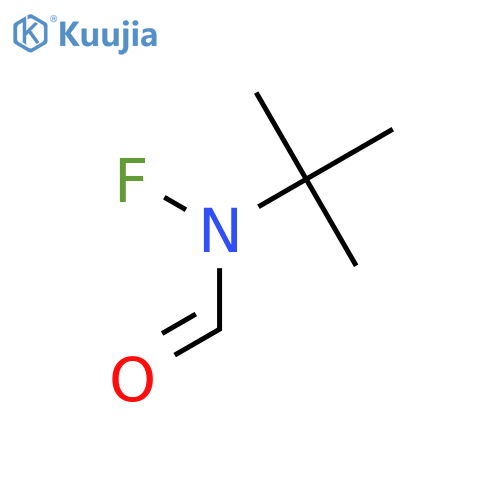Formamide, N-(1,1-dimethylethyl)-N-fluoro- structure