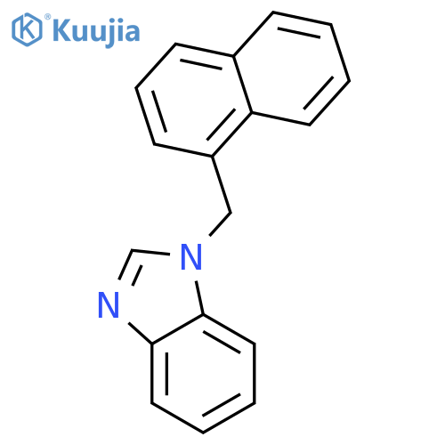 1-(naphthalen-1-yl)methyl-1H-1,3-benzodiazole structure
