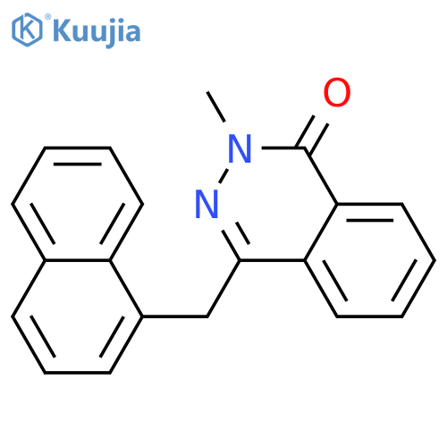 1(2H)-Phthalazinone, 2-methyl-4-(1-naphthalenylmethyl)- structure