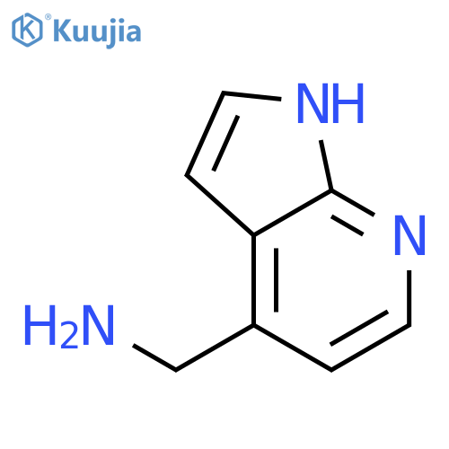 1H-pyrrolo[2,3-b]pyridin-4-ylmethanamine structure