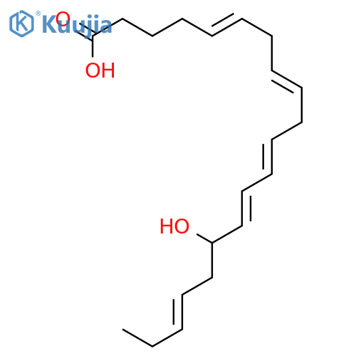 5,8,11,13,17-Eicosapentaenoicacid, 15-hydroxy-, (5Z,8Z,11Z,13E,17Z)- structure