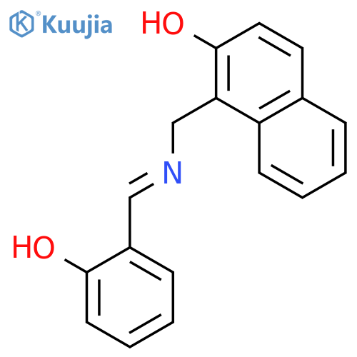 2-Naphthalenol, 1-[[[(2-hydroxyphenyl)methylene]amino]methyl]- structure