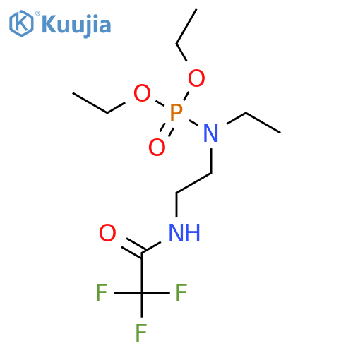 PHOSPHORAMIDIC ACID, ETHYL[2-[(TRIFLUOROACETYL)AMINO]ETHYL]-, DIETHYL ESTER structure