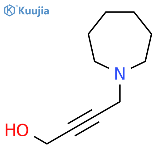 2-Butyn-1-ol, 4-(hexahydro-1H-azepin-1-yl)- structure