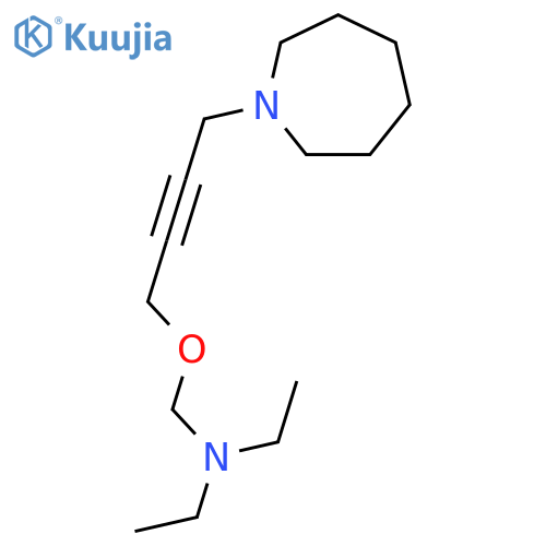 Ethanamine,N-ethyl-N-[[[4-(hexahydro-1H-azepin-1-yl)-2-butynyl]oxy]methyl]- structure