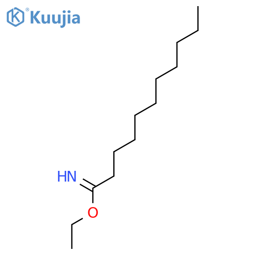 Undecanimidic acid, ethyl ester structure