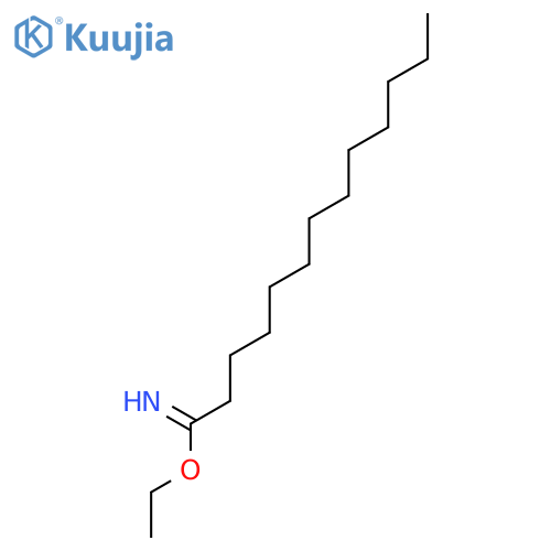 Tridecanimidic acid, ethyl ester structure