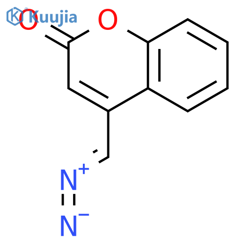 2H-1-Benzopyran-2-one, 4-(diazomethyl)- structure