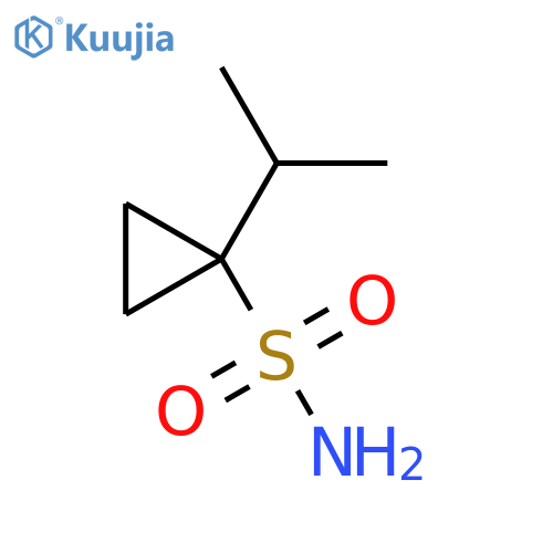 1-(propan-2-yl)cyclopropane-1-sulfonamide structure