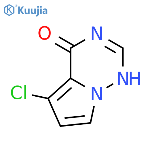 5-chloro-3H,4H-pyrrolo[2,1-f][1,2,4]triazin-4-one structure