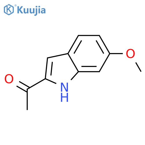 1-(6-methoxy-1H-indol-2-yl)ethan-1-one structure