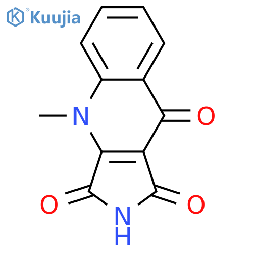 4-Hydroxy-2,3-quinolinedicarboxylic acid; NH-form, N-Me, imide structure