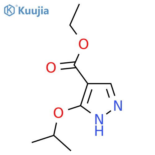 ethyl 3-(propan-2-yloxy)-1H-pyrazole-4-carboxylate structure
