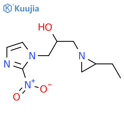 1H-Imidazole-1-ethanol,a-[(2-ethyl-1-aziridinyl)methyl]-2-nitro- structure