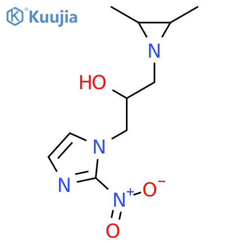 1-(2,3-dimethylaziridin-1-yl)-3-(2-nitro-1H-imidazol-1-yl)propan-2-ol structure