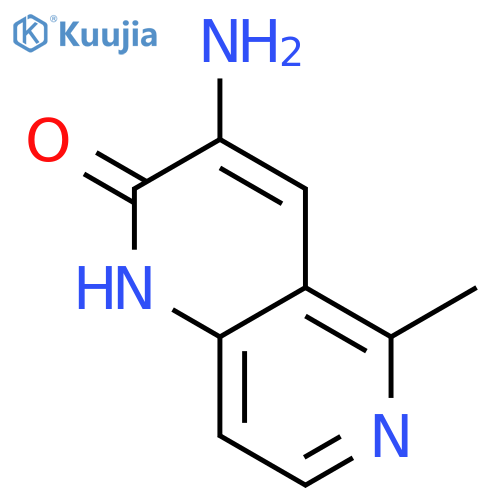 3-amino-5-methyl-1,2-dihydro-1,6-naphthyridin-2-one structure
