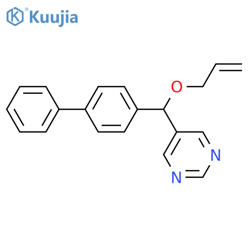 Pyrimidine, 5-[[1,1'-biphenyl]-4-yl(2-propenyloxy)methyl]- structure