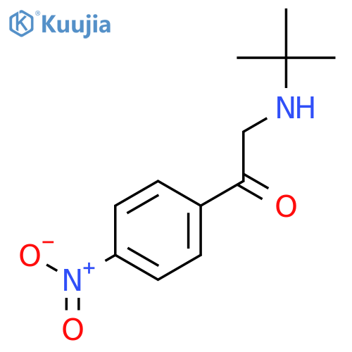 Ethanone, 2-[(1,1-dimethylethyl)amino]-1-(4-nitrophenyl)- structure