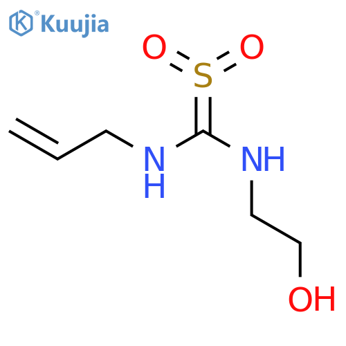Thiourea, N-(2-hydroxyethyl)-N'-2-propenyl-, S,S-dioxide structure