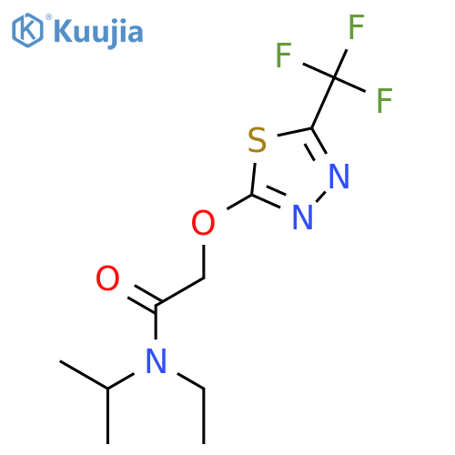 Acetamide,N-ethyl-N-(1-methylethyl)-2-[[5-(trifluoromethyl)-1,3,4-thiadiazol-2-yl]oxy]- structure
