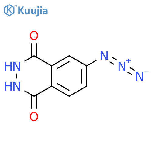 1,4-Phthalazinedione, 6-azido-2,3-dihydro- structure