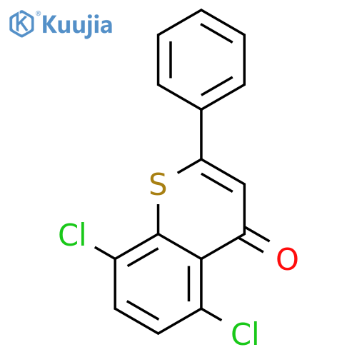 4H-1-Benzothiopyran-4-one, 5,8-dichloro-2-phenyl- structure