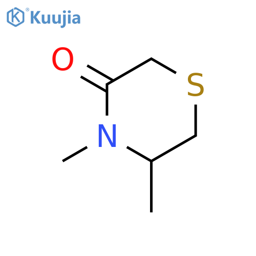 3-Thiomorpholinone, 4,5-dimethyl- structure