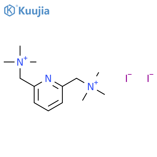 N,N'-[Pyridine-2,6-diylbis(methylene)]bis(N,N-dimethylmethanaminium) diiodide structure