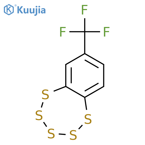 BENZOPENTATHIEPIN, 7-(TRIFLUOROMETHYL)- structure