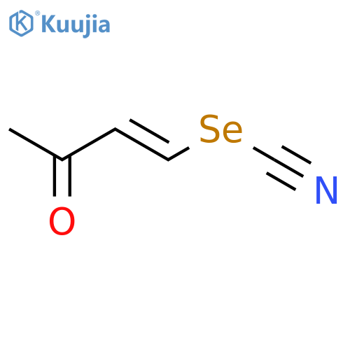 Selenocyanic acid, 3-oxo-1-butenyl ester structure