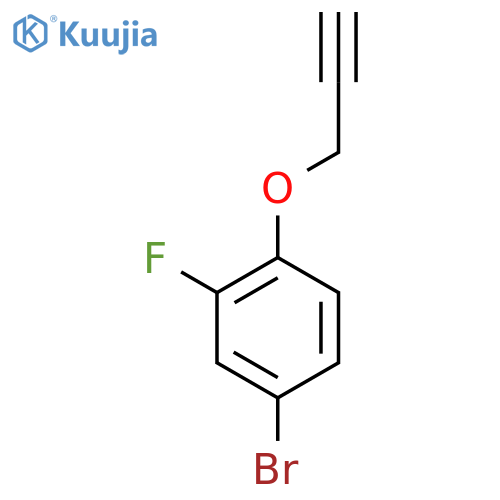 4-Bromo-2-fluoro-1-(prop-2-yn-1-yloxy)benzene structure