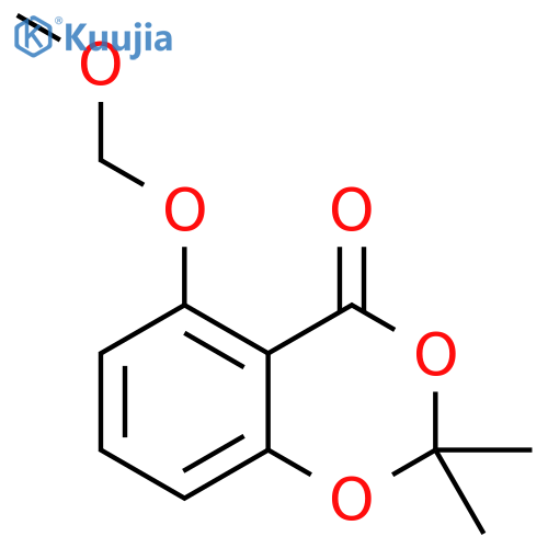 4H-1,3-Benzodioxin-4-one, 5-(methoxymethoxy)-2,2-dimethyl- structure
