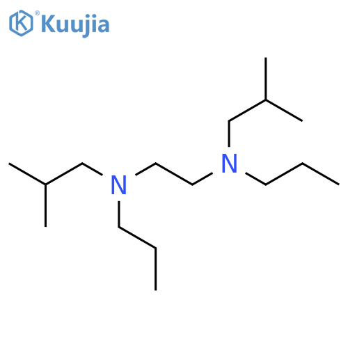 1,2-Ethanediamine, N,N'-bis(2-methylpropyl)-N,N'-dipropyl- structure