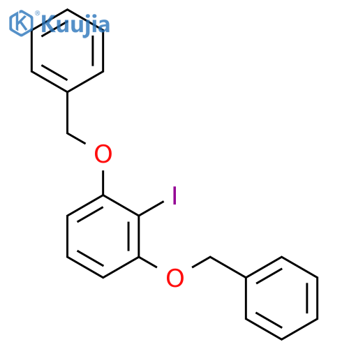 Benzene, 2-iodo-1,3-bis(phenylmethoxy)- structure