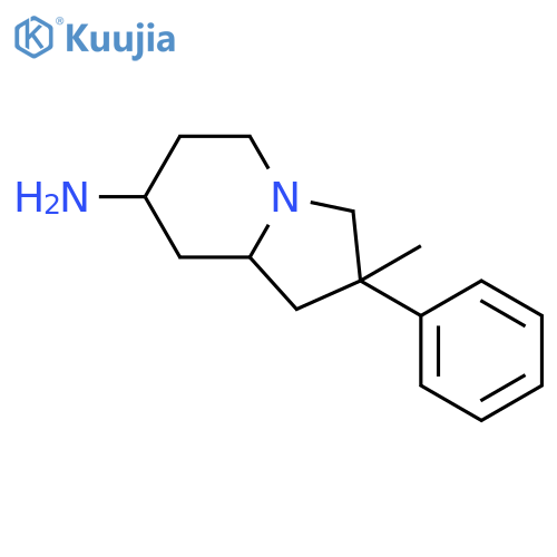 7-Indolizinamine, octahydro-2-methyl-2-phenyl- structure