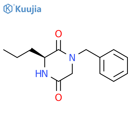 (S)-1-Benzyl-3-propylpiperazine-2,5-dione structure