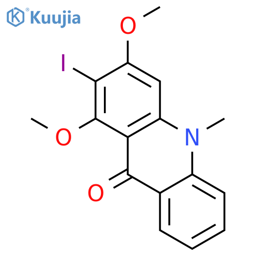 9(10H)-Acridinone, 2-iodo-1,3-dimethoxy-10-methyl- structure