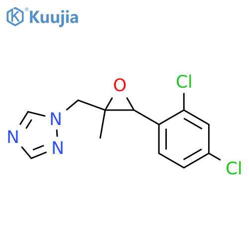 1H-1,2,4-Triazole, 1-[[3-(2,4-dichlorophenyl)-2-methyloxiranyl]methyl]- structure
