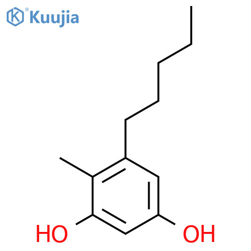 4-Methyl-5-pentylbenzene-1,3-diol structure