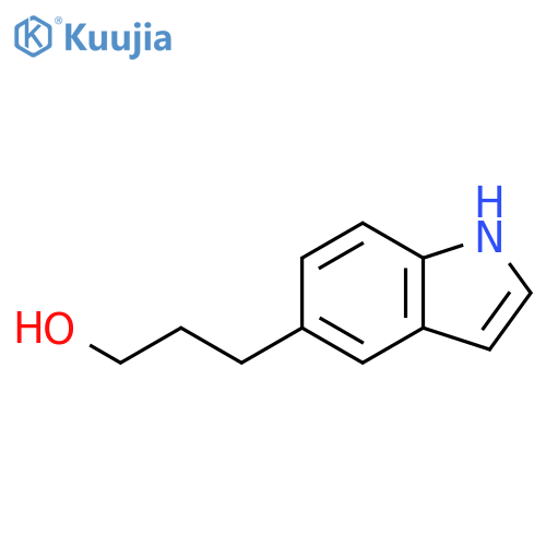 3-(1H-indol-5-yl)propan-1-ol structure