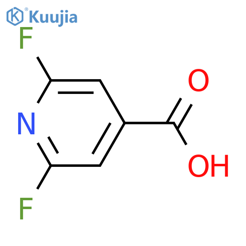 2,6-Difluoro-4-pyridinecarboxylic Acid structure