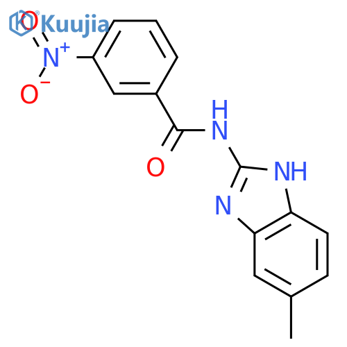 Benzamide, N-(5-methyl-1H-benzimidazol-2-yl)-3-nitro- structure