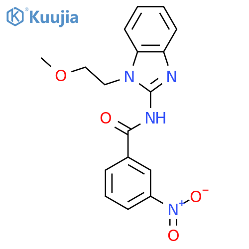 Benzamide, N-[1-(2-methoxyethyl)-1H-benzimidazol-2-yl]-3-nitro- structure