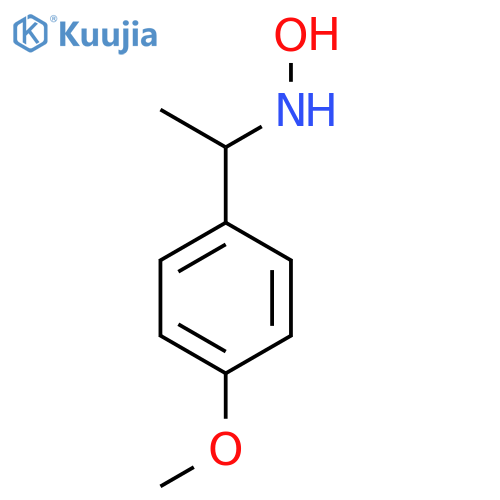 N-1-(4-Methoxyphenyl)ethylhydroxylamine structure