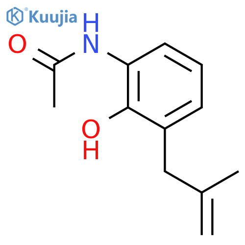 Acetamide, N-[2-hydroxy-3-(2-methyl-2-propenyl)phenyl]- structure