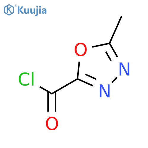 5-methyl-1,3,4-oxadiazole-2-carbonyl Chloride structure