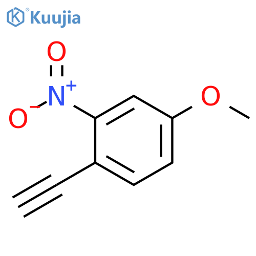 1-ethynyl-4-methoxy-2-nitrobenzene structure