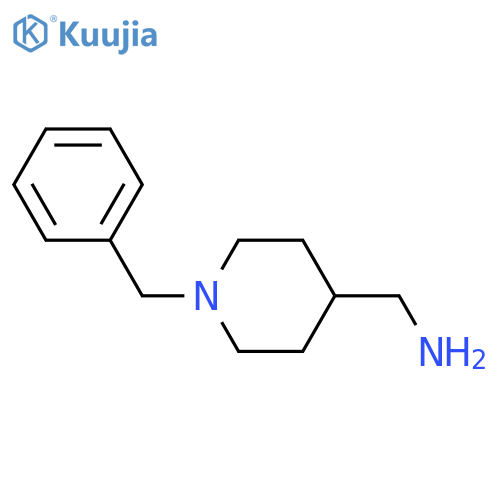 (1-Benzylpiperidin-4-yl)methanamine structure